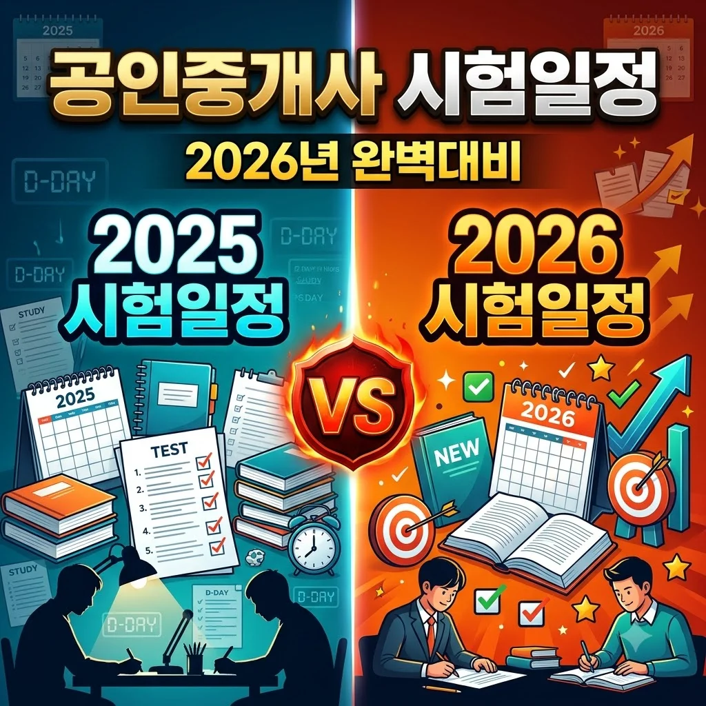 공인중개사시험일정 2026 완벽 정리 및 D-day 계산법